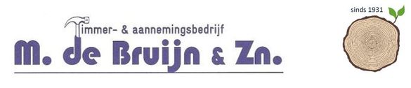 Timmer- en Aannemersbedrijf M. de Bruijn & Zn.-logo