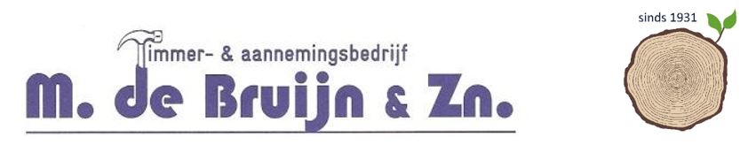 Timmer- en Aannemersbedrijf M. de Bruijn & Zn.-logo